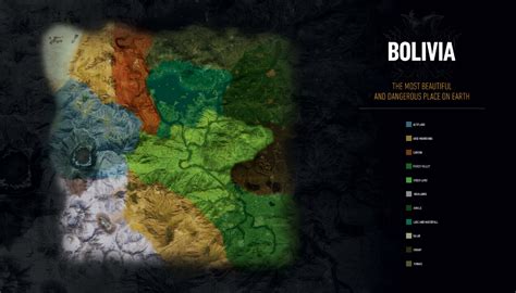 ghost recon locate the warden's computer|Bolivia, Ghost Recon: Wildlands Map .